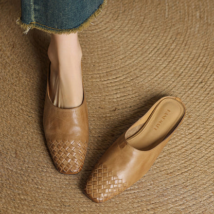 Elara™ | Mules de cuero elegantes