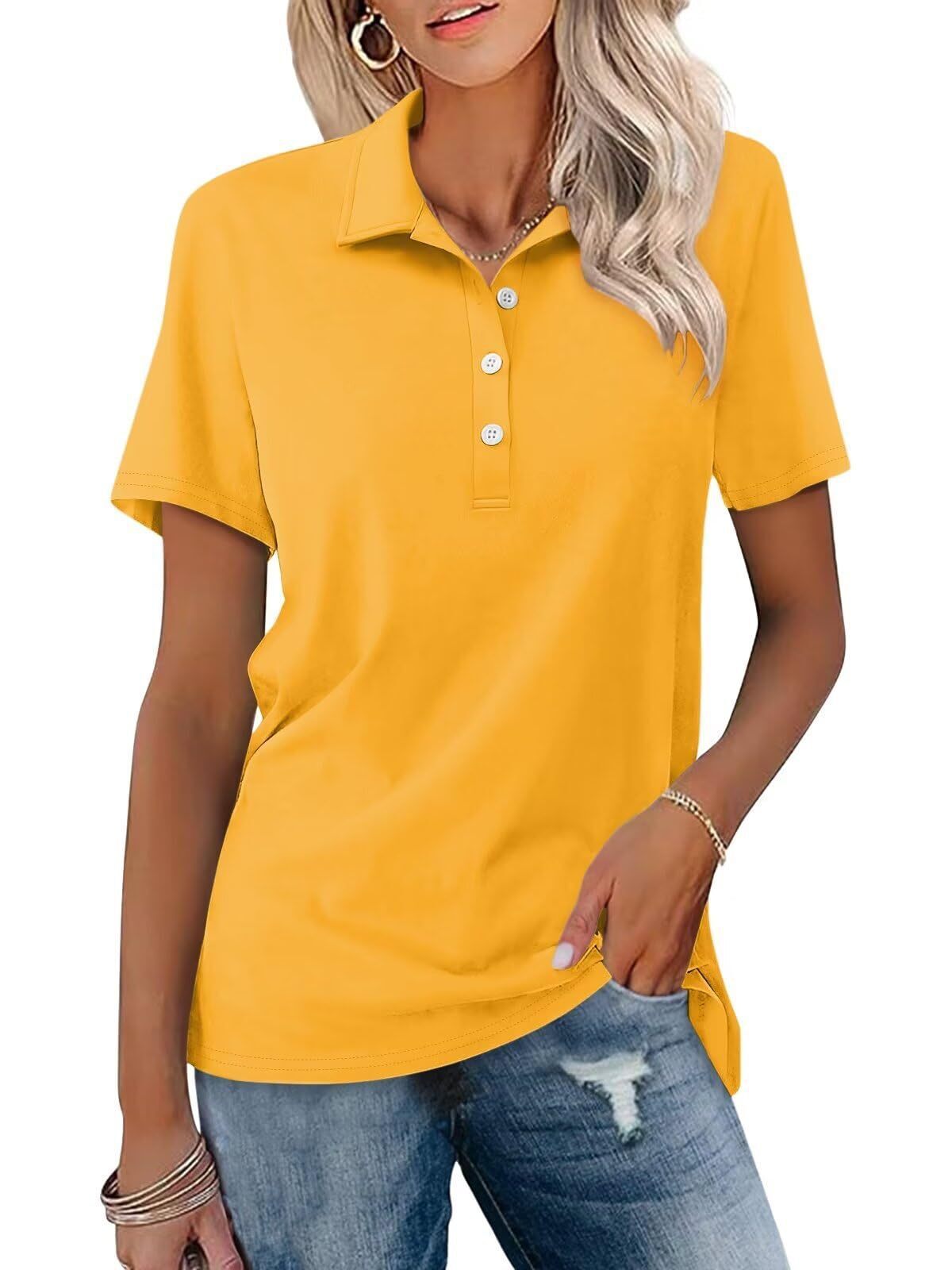 Polo léger Julia Femme - Élégance et Confort - Style Chic-T-Shirts pour Femmes-PARIS FEMME