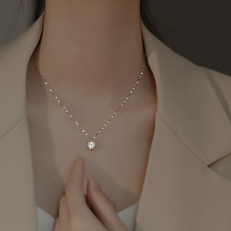 Women's Luxury Eight Hearts Arrows Diamond Collar Necklaces