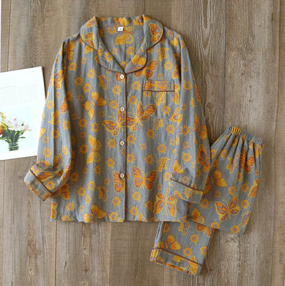 Women's Floral-Print Two-Piece Pajama Set - Modern