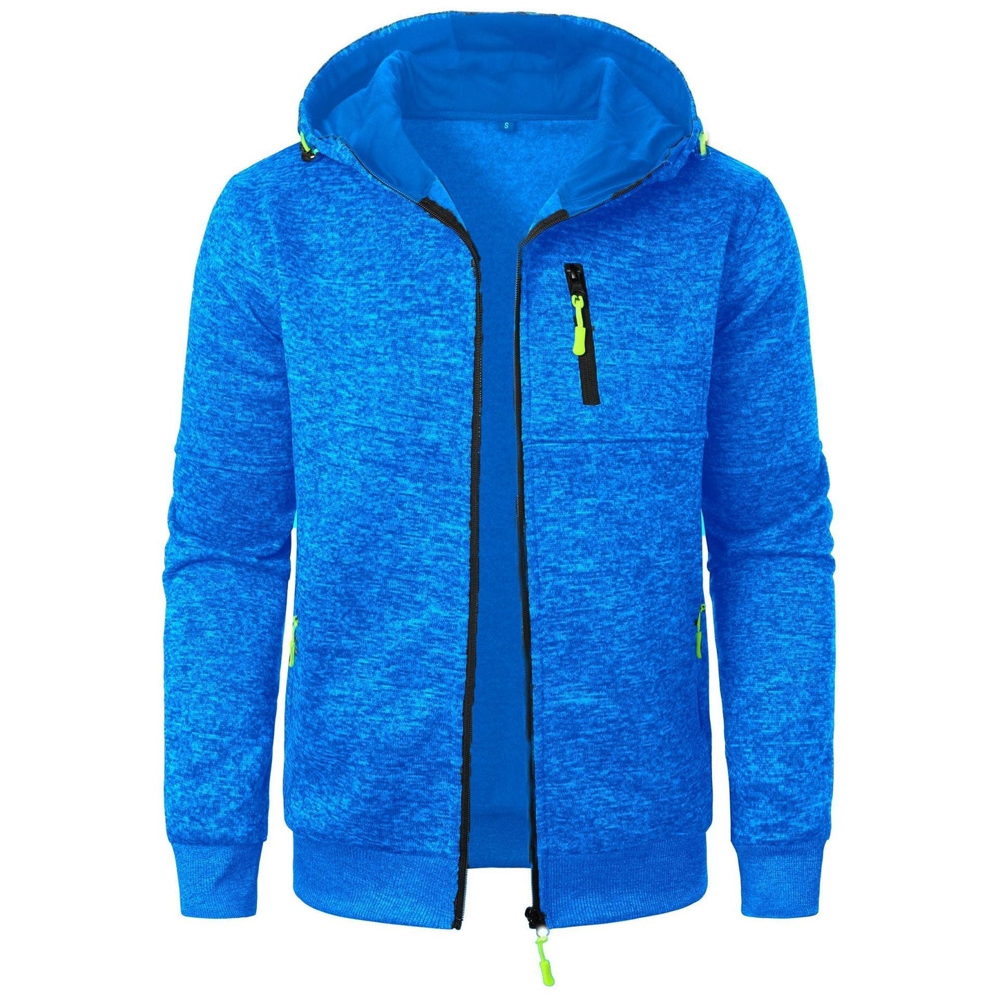 Men’s Patterned Zip Hoodie – Comfortable Breathable Stylish Casual Everyday Layering Wear