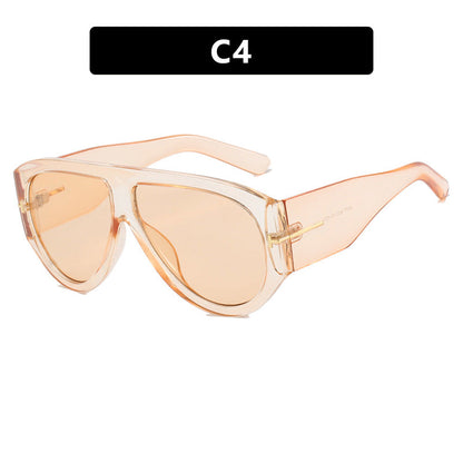 Stylische Pilotenbrille mit Farbverlauf