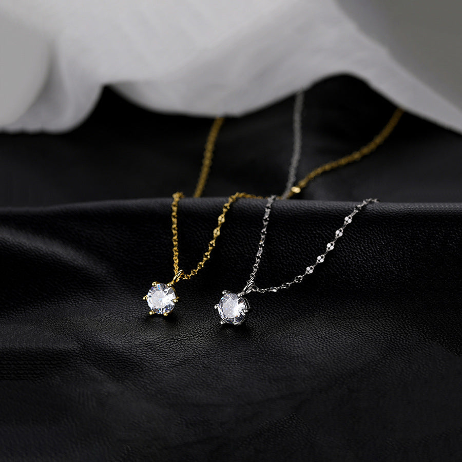 Women's Luxury Eight Hearts Arrows Diamond Collar Necklaces