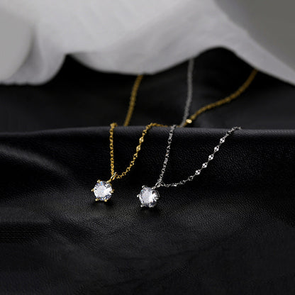 Women's Luxury Eight Hearts Arrows Diamond Collar Necklaces