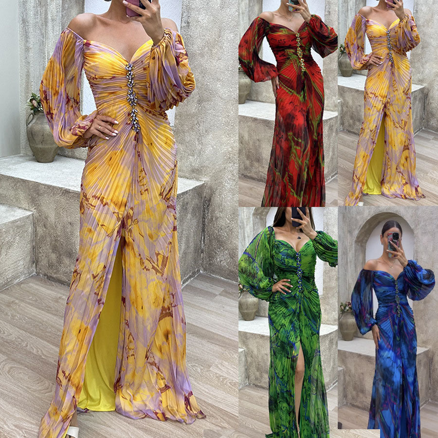 Savanna - Pleated Gown