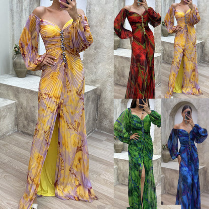 Savanna - Pleated Gown