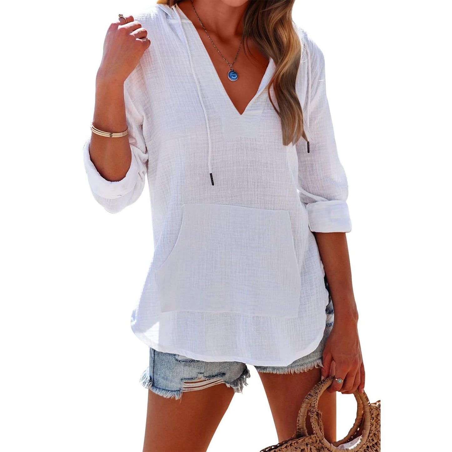 ZADIE – ELEGANCE HOODED LONG SLEEVE SWEATSHIRT