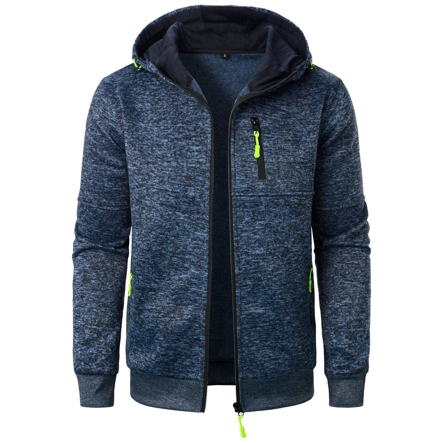 Men’s Patterned Zip Hoodie – Comfortable Breathable Stylish Casual Everyday Layering Wear