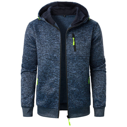 Men’s Patterned Zip Hoodie – Comfortable Breathable Stylish Casual Everyday Layering Wear