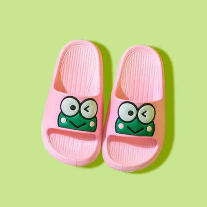 FroggyStep – Cartoon Kikker Kinderslippers