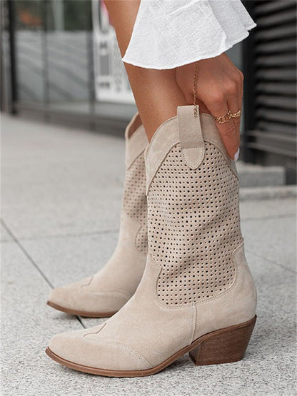 Damen Western Cowboy Stiefel | Winter