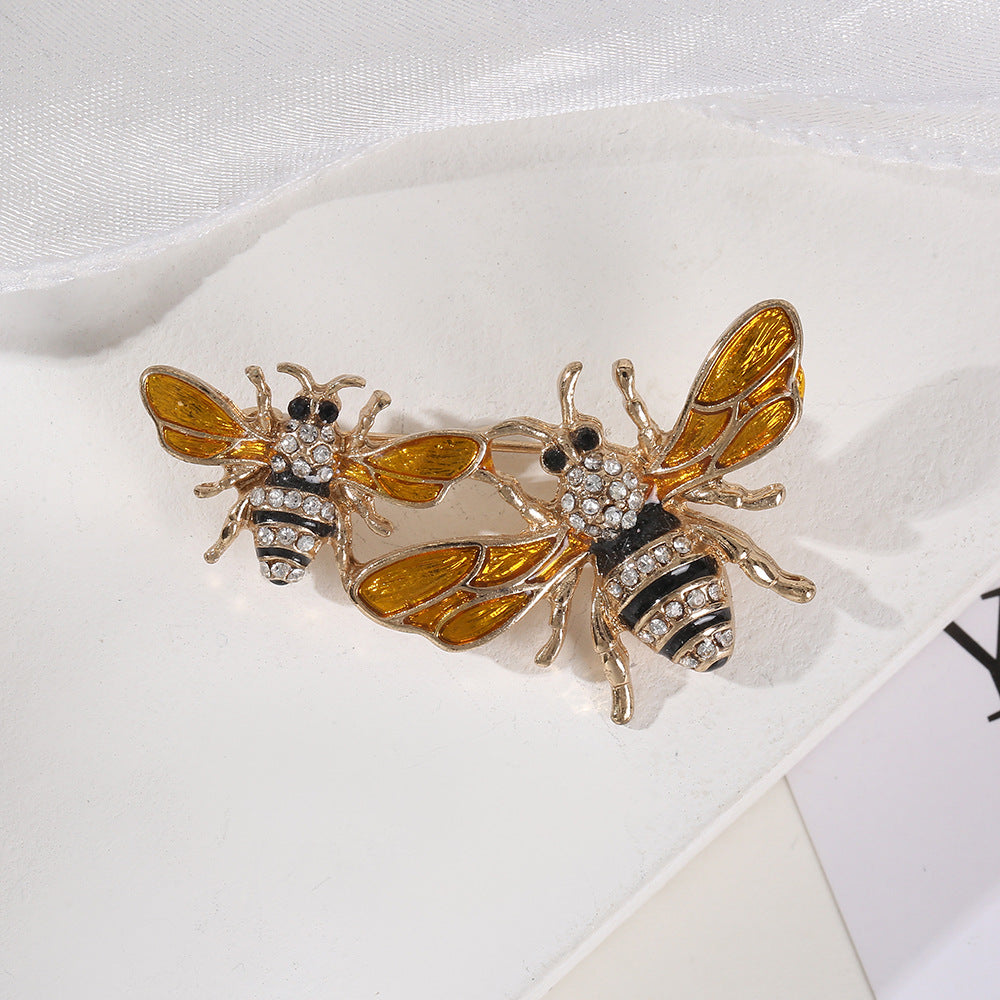 Women's Bee Pearl Brooch Insect High-grade Niche Brooches