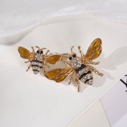 Women's Bee Pearl Brooch Insect High-grade Niche Brooches