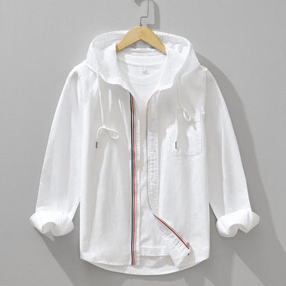 Casa Linen Hoodie - Lightweight, Breathable Comfort