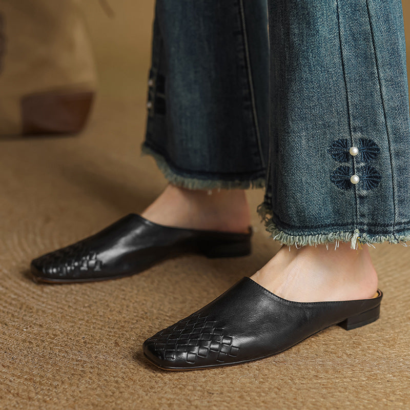 Elara™ | Mules de cuero elegantes