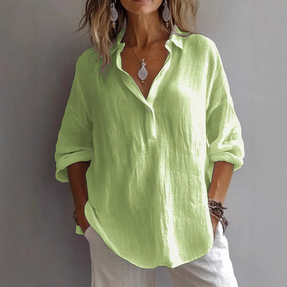 Lovise - Avslappa Eleganse Bluse