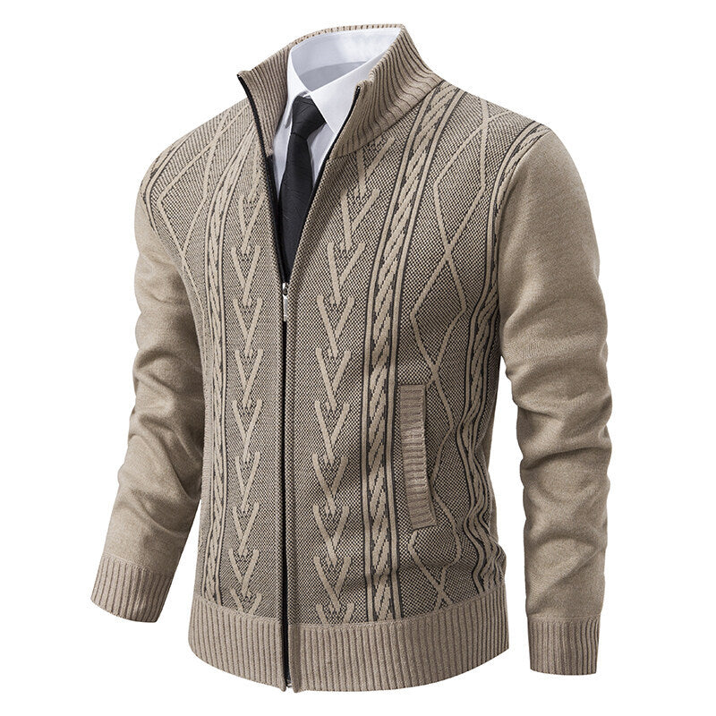 Ravix – Men’s Zip Front Sweater