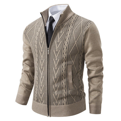 Ravix – Men’s Zip Front Sweater