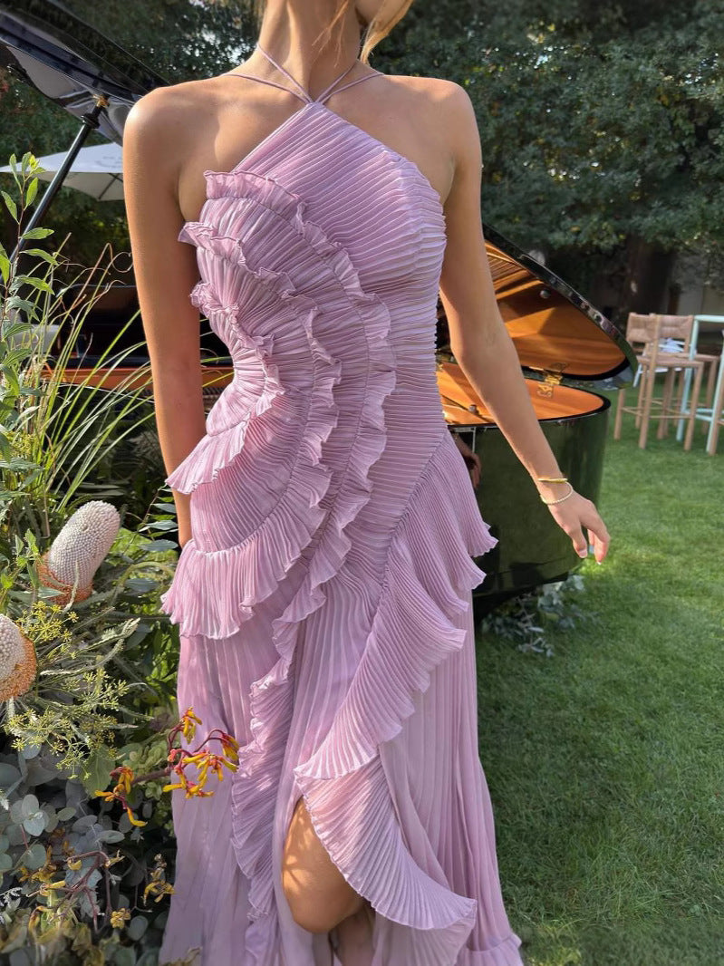 Kaye - Elegantes Rüschen Kleid