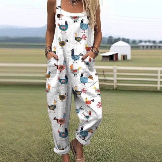 Bushveld - Print Dungaree