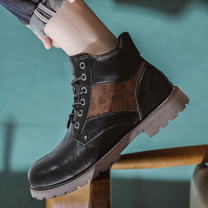 Men’s Leather Boots – Durable Casual & Workwear Style