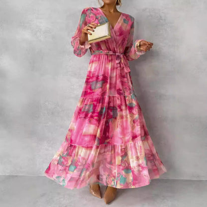 Women's Flowy Maxi Dress - Effortless, Breezy Elegance