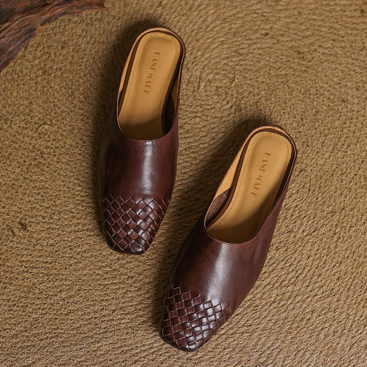 Elara™ | Mules de cuero elegantes