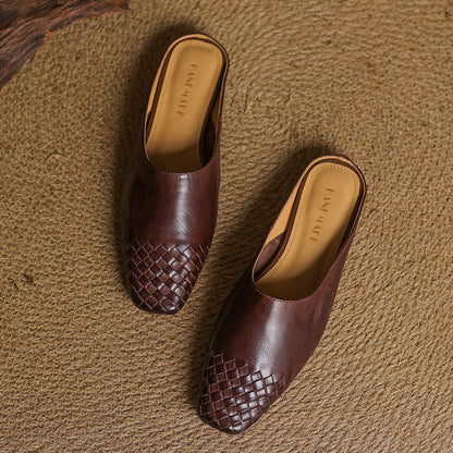 Elara™ | Mules de cuero elegantes