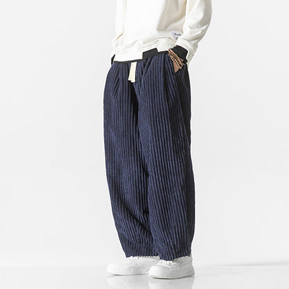 Kaviro | Vintage Cordhose mit Lockerem Schnitt