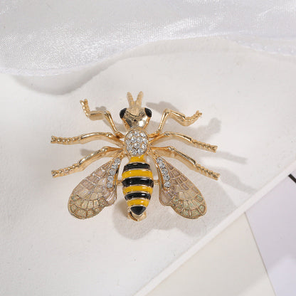Women's Bee Pearl Brooch Insect High-grade Niche Brooches