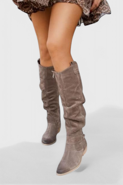 Celine Retro-inspirierte Stylische Hochstiefel für einen schicken Look