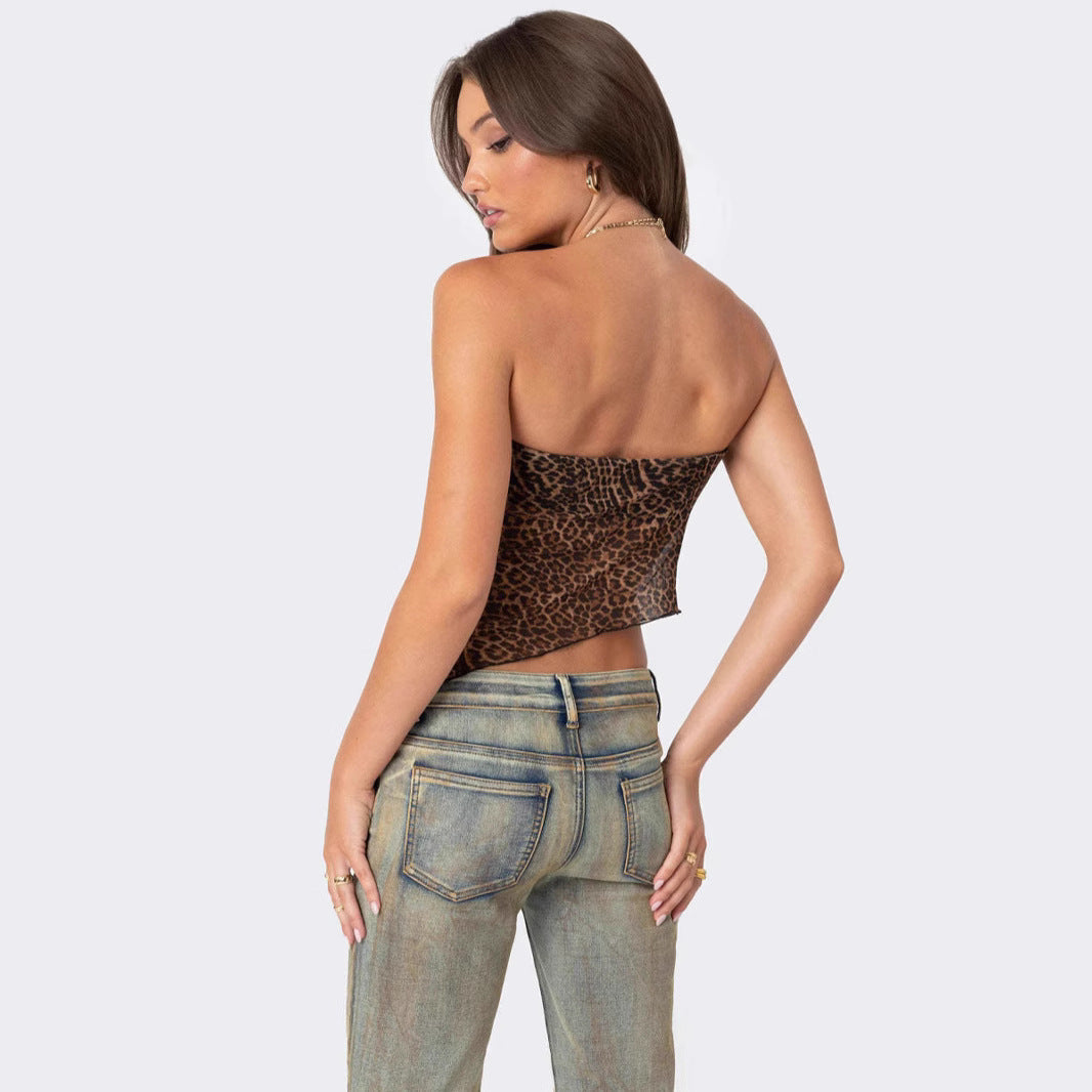 Atelier Fes | Liva Top in Luipaardprint