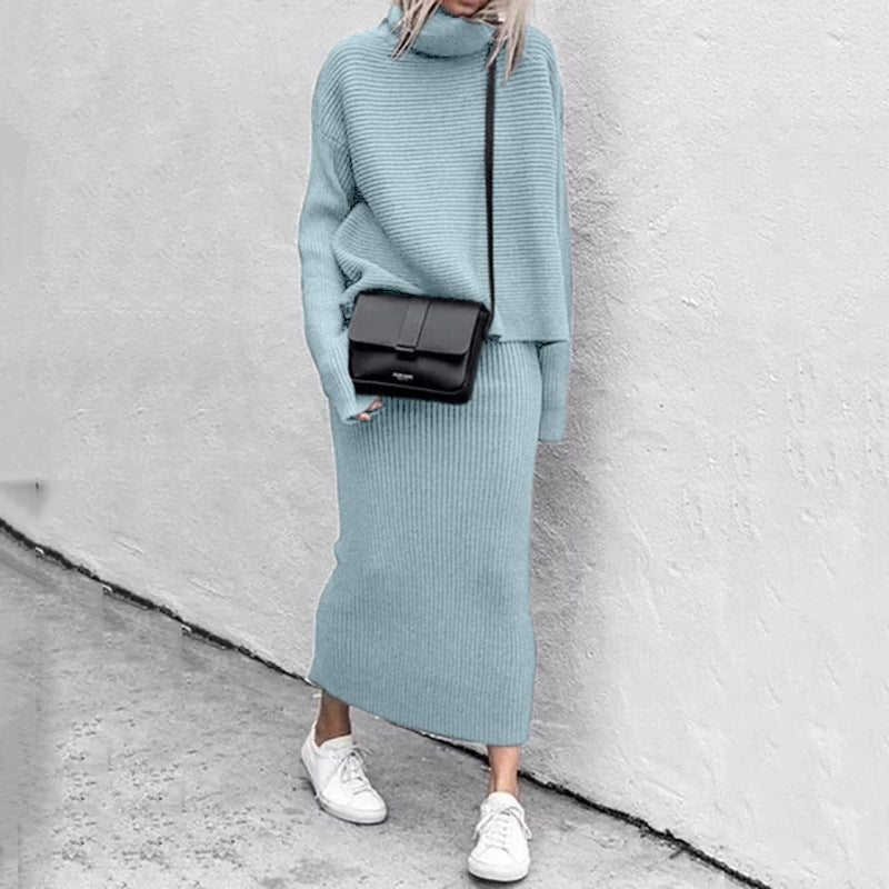 Natalie | Women Cozy Pullover i skirt set