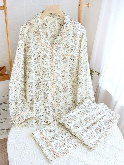 Hazel | Women z długim rękawem floral Pajama set