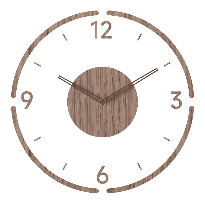 Scandinavische Houten Wandklok 35 cm – Minimalistisch & Stil Design | Restfield
