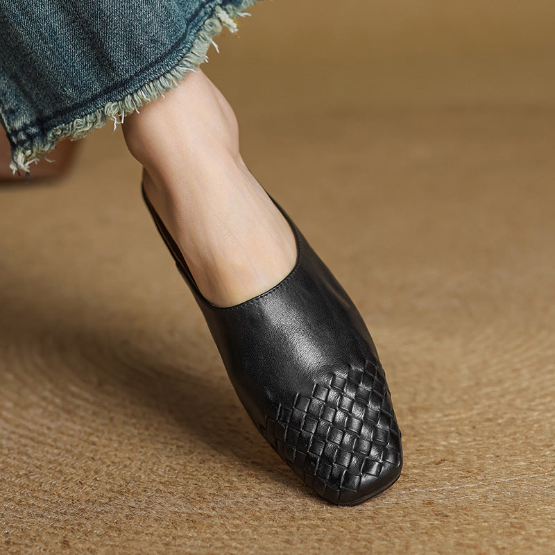 Elara™ | Mules de cuero elegantes
