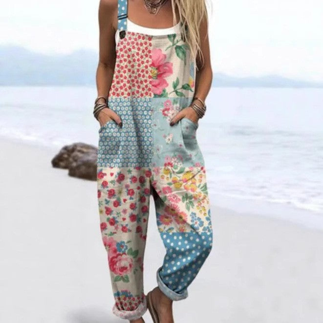 Bushveld - Print Dungaree
