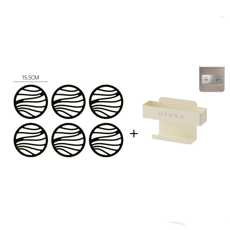 ThermoFlex Onderzetter Set | 6-delig 2-in-1 Design | Hittebestendig tot 120°C | Modern & Ruimtebesparend