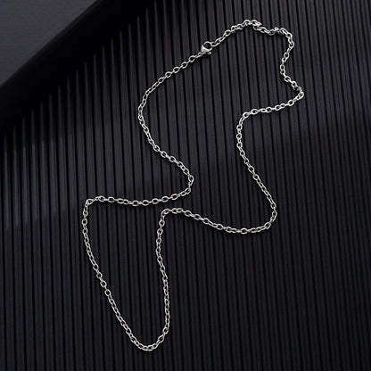 Men's Simple Sweater Chain Couple Accessories Niche Female Titanium Necklaces