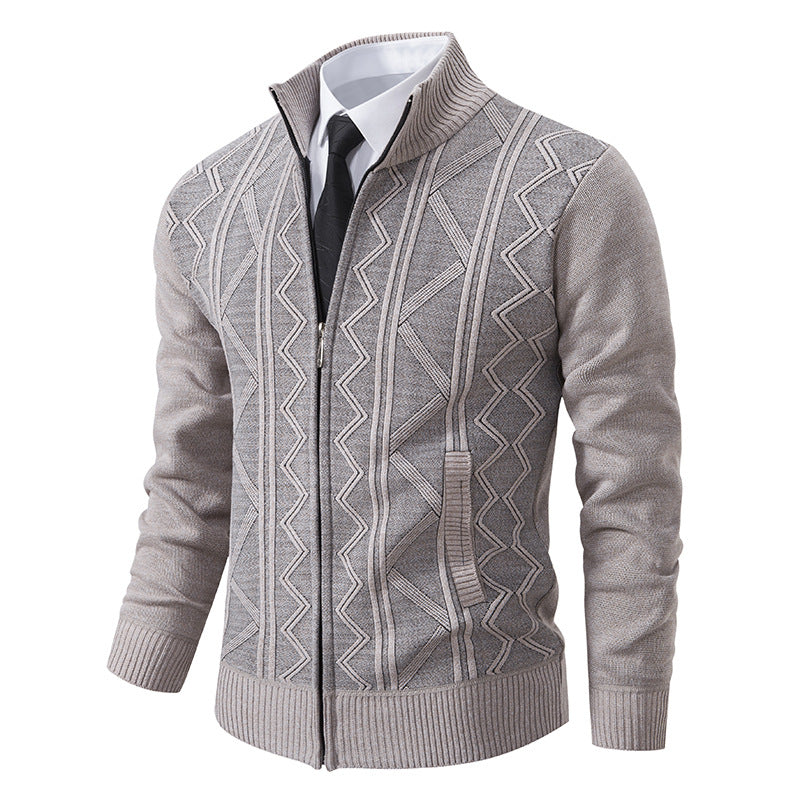 Ravix – Men’s Zip Front Sweater