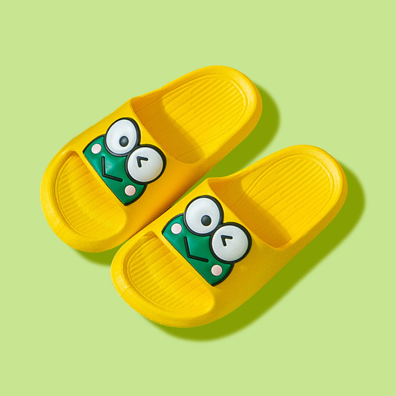 FroggyStep – Cartoon Kikker Kinderslippers