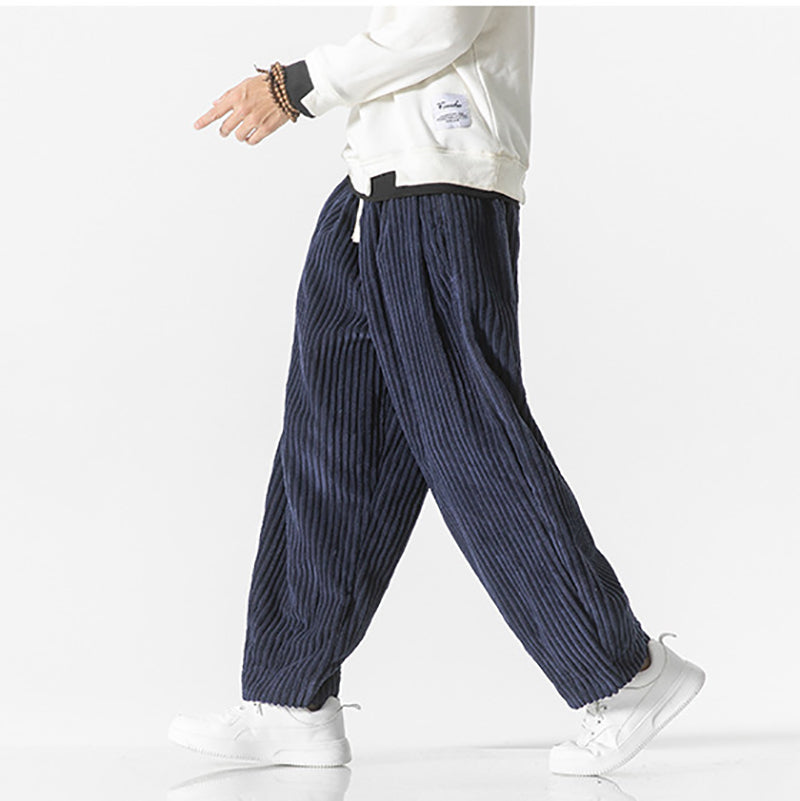 Kaviro | Vintage Cordhose mit Lockerem Schnitt