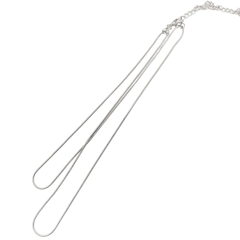 Chain Soft Snake Bone Double Layer Necklaces