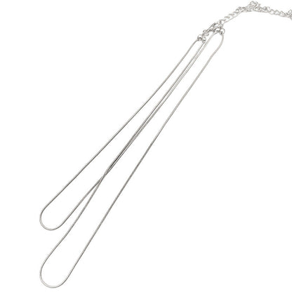 Chain Soft Snake Bone Double Layer Necklaces