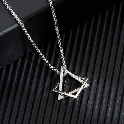 Men's Simple Sweater Chain Couple Accessories Niche Female Titanium Necklaces