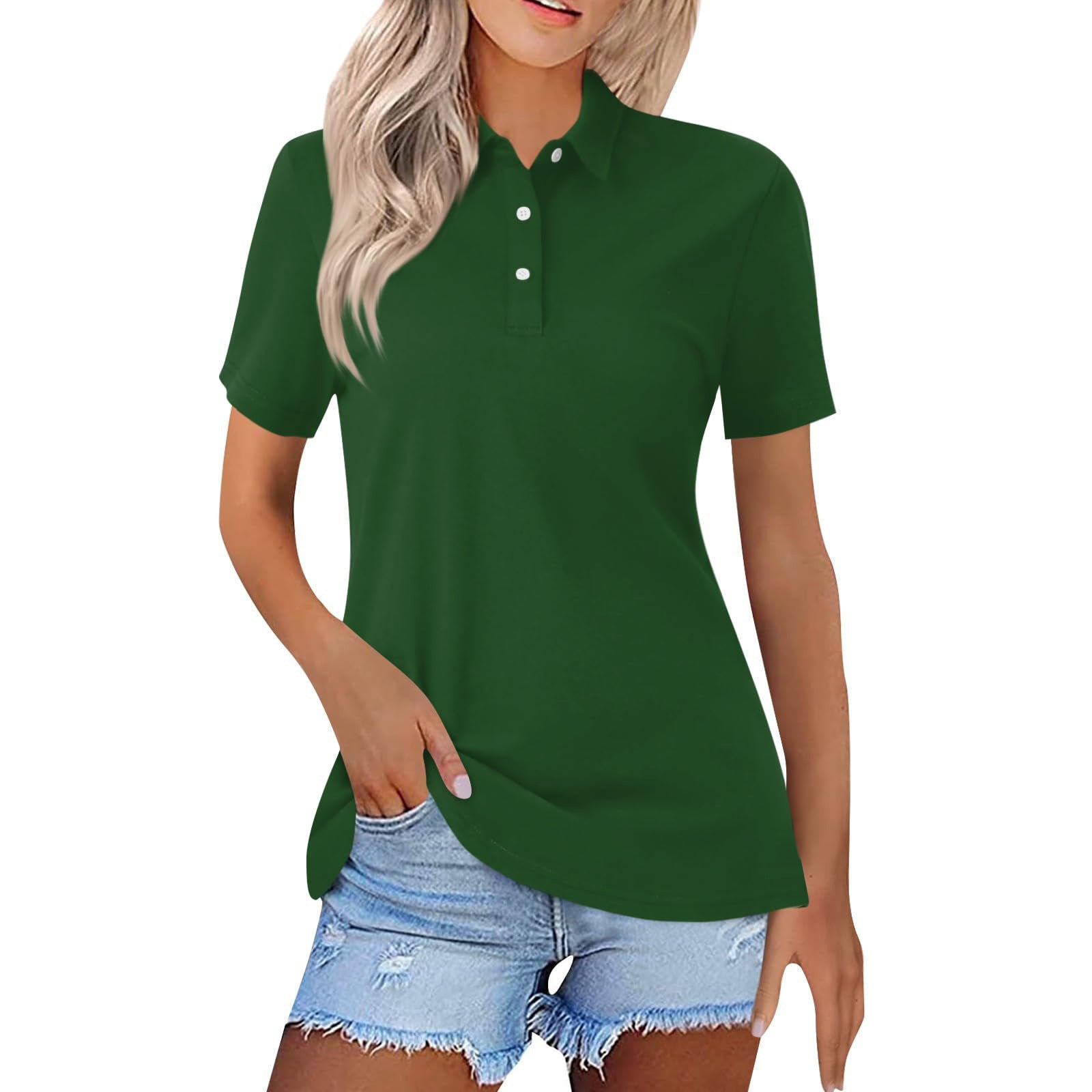 Polo léger Julia Femme - Élégance et Confort - Style Chic-T-Shirts pour Femmes-PARIS FEMME