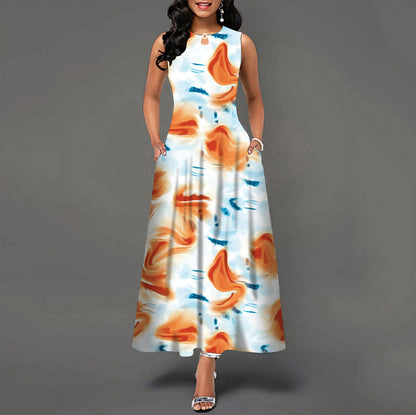 Bianca™ - Casual Sleeveless Dress with Flared Skirt