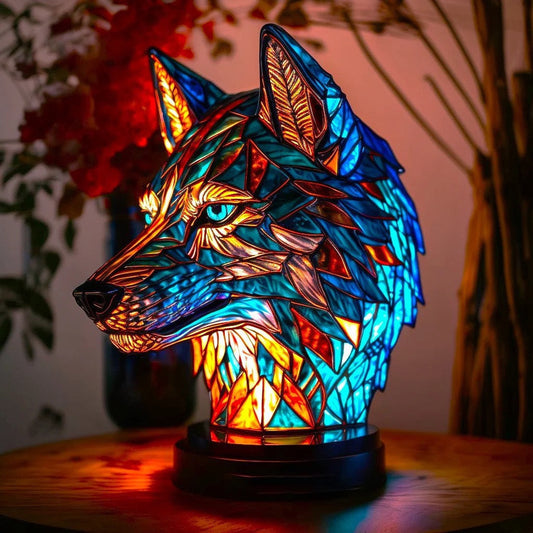 Lámpara mágica de lobo Bo