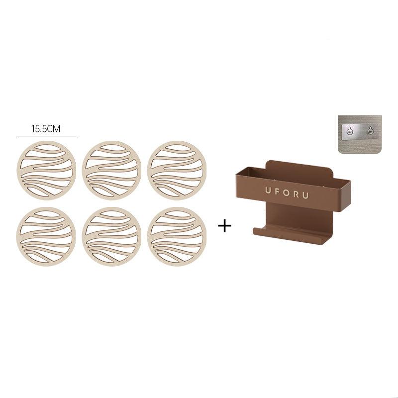 ThermoFlex Onderzetter Set | 6-delig 2-in-1 Design | Hittebestendig tot 120°C | Modern & Ruimtebesparend