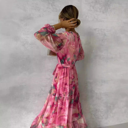 Women's Flowy Maxi Dress - Effortless, Breezy Elegance
